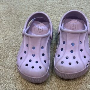 Purple crocs size 11